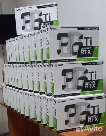 Видеокарты palit Rtx 3060 ti palit Dual 8 gb LHR