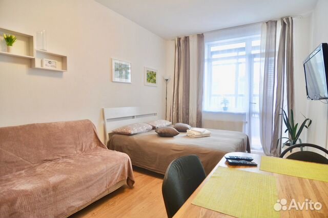 

Квартира-студия, 24 м², 1 кровать