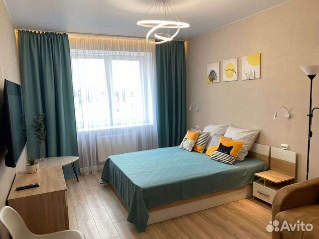 

1-к. квартира, 40 м², 2 кровати