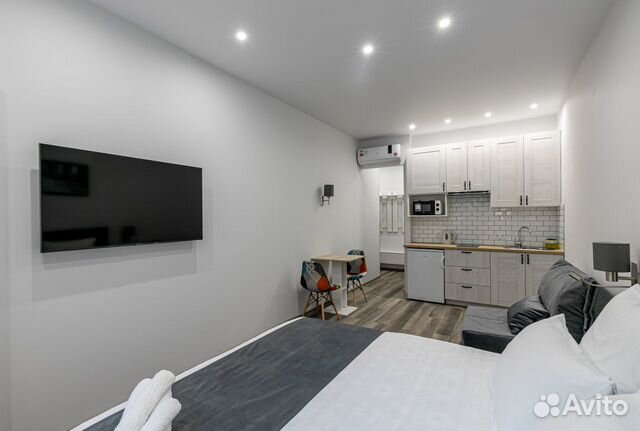 

Квартира-студия, 27 м², 2 кровати