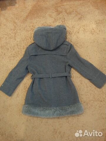 Пальто Lapin House для девочки драп осень-весна Пальто Lapin House для девочки драп осень-весна