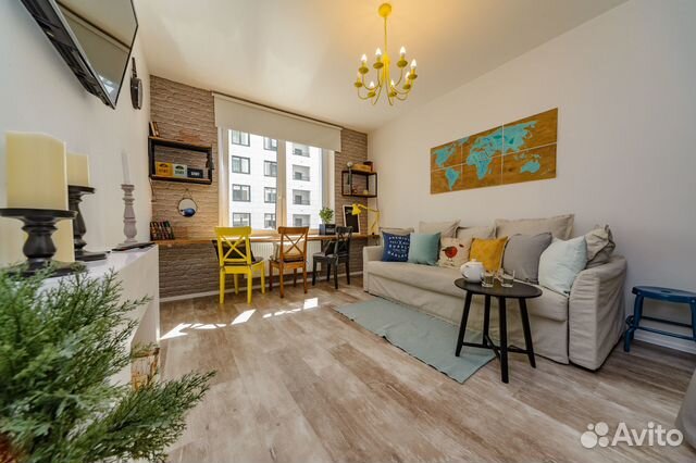 

Квартира-студия, 28 м², 2 кровати