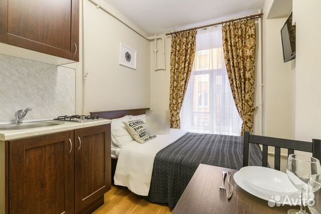 

Квартира-студия, 18 м², 1 кровать