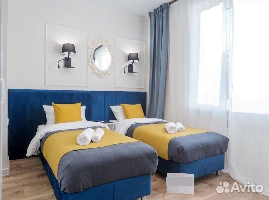 

Квартира-студия, 18 м², 2 кровати