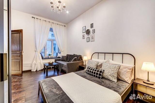 

1-к. квартира, 40 м², 2 кровати