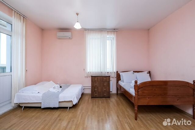 

Квартира-студия, 43 м², 2 кровати