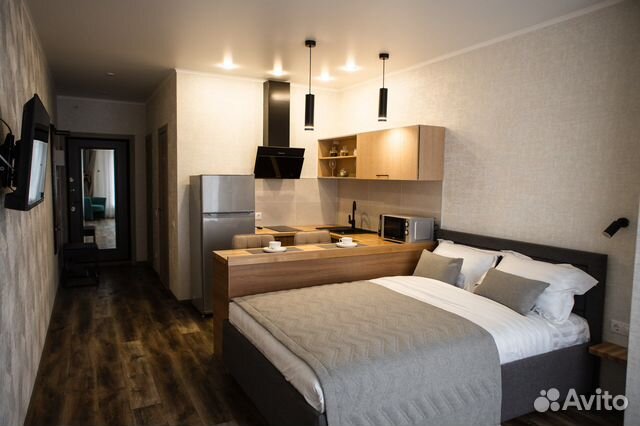 

Квартира-студия, 27 м², 1 кровать