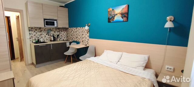 

Квартира-студия в апарт-отеле, 18 м², 1 кровать