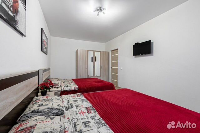 

1-к. квартира, 45 м², 3 кровати