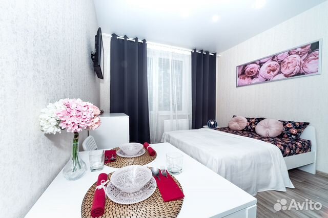 

Квартира-студия, 25 м², 1 кровать