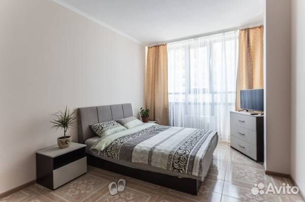 

1-к. квартира, 44 м², 3 кровати