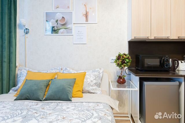 

Квартира-студия, 23 м², 2 кровати