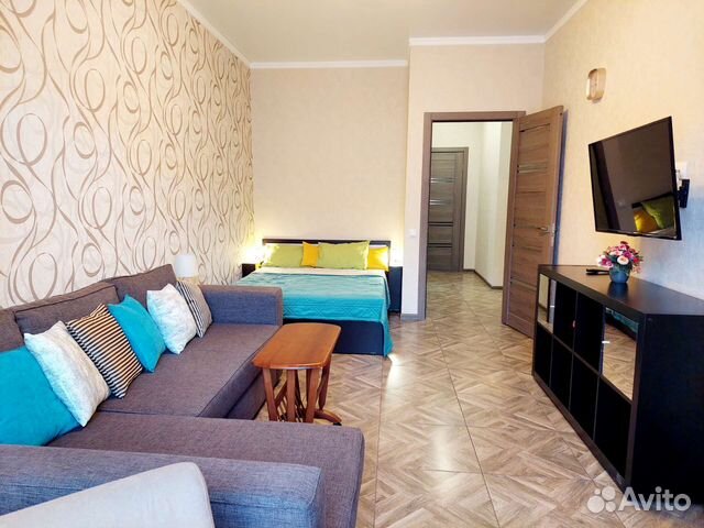 

1-к. квартира, 46 м², 3 кровати
