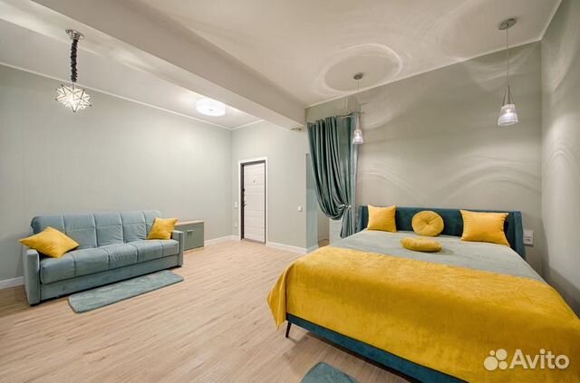 

Квартира-студия, 43 м², 2 кровати