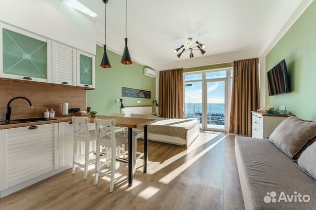 

Квартира-студия, 42 м², 2 кровати