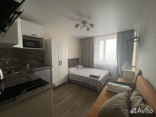 

Квартира-студия, 21 м², 2 кровати