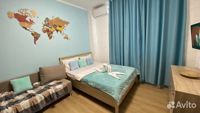 

Квартира-студия, 25 м², 2 кровати