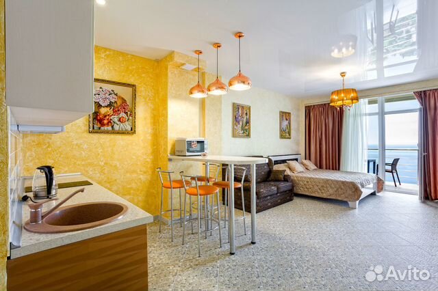 

Квартира-студия, 45 м², 1 кровать