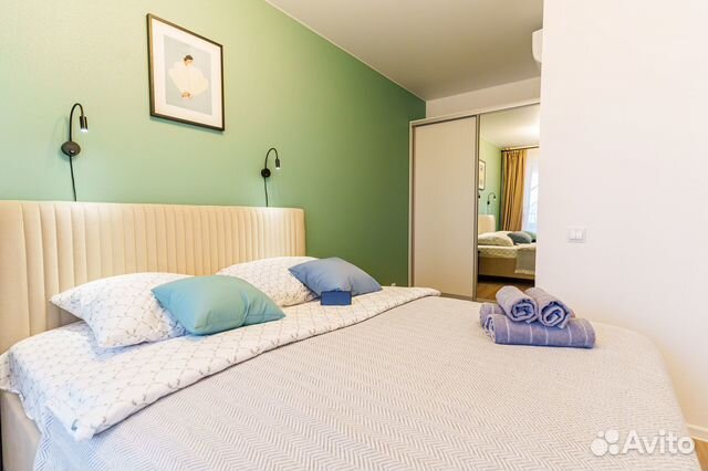 

1-к. квартира, 32 м², 2 кровати