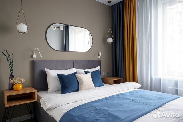 

1-к. квартира, 41 м², 2 кровати
