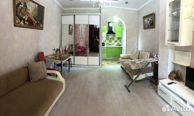 

Квартира-студия, 27 м², 2 кровати