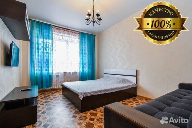 

1-к. квартира, 37 м², 2 кровати
