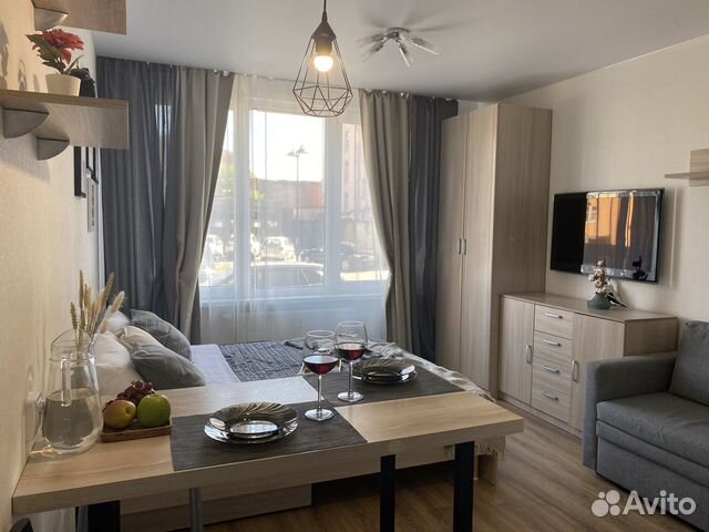 

Квартира-студия, 25 м², 2 кровати