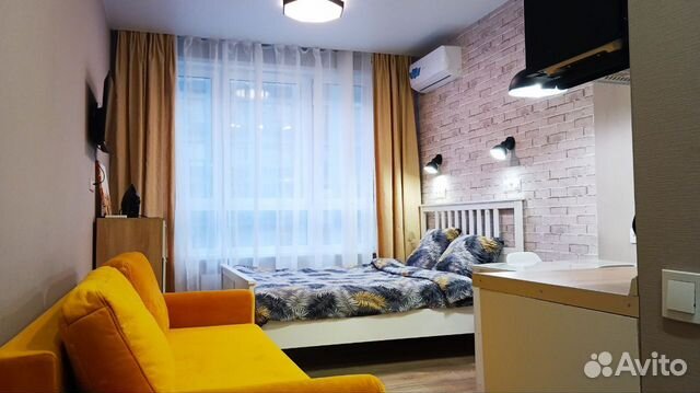 

Квартира-студия, 24 м², 2 кровати