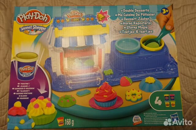 Игровой набор двойные десерты play-doh a5013