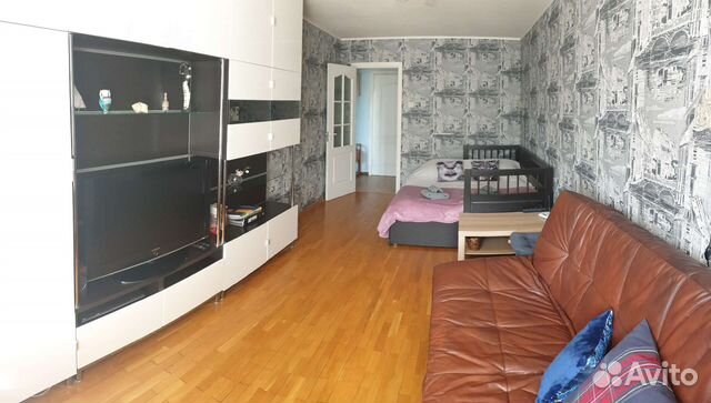 

1-к. квартира, 38 м², 2 кровати