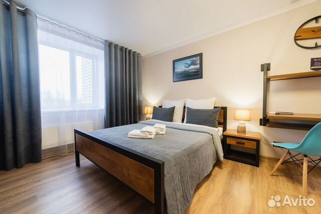 

Квартира-студия, 45 м², 2 кровати