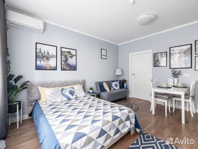 

Квартира-студия, 30 м², 1 кровать