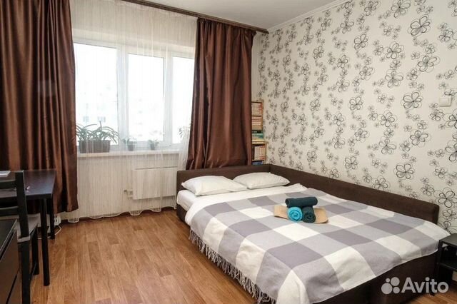 

1-к. квартира, 37 м², 2 кровати