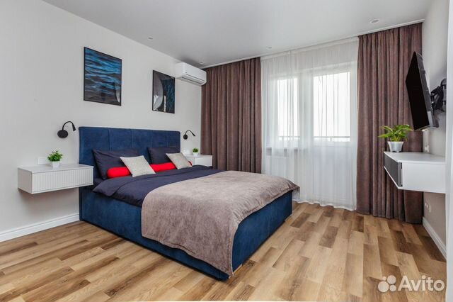 

1-к. квартира, 37 м², 2 кровати
