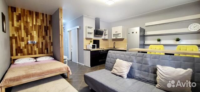 

Квартира-студия, 36 м², 2 кровати
