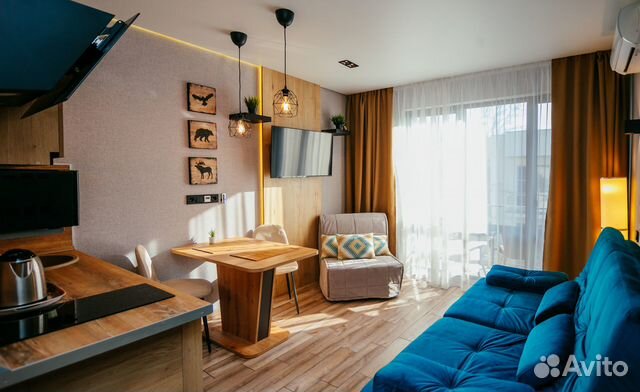 

Квартира-студия, 24 м², 2 кровати