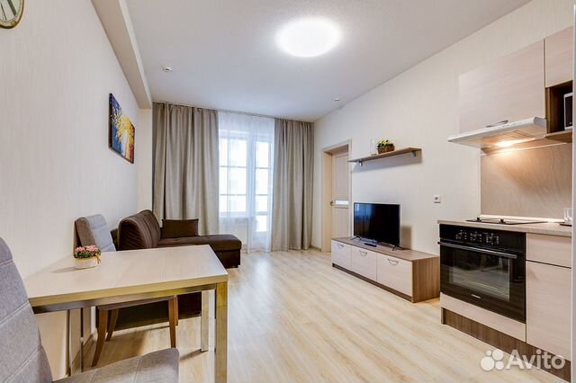 

1-к. квартира, 40 м², 2 кровати