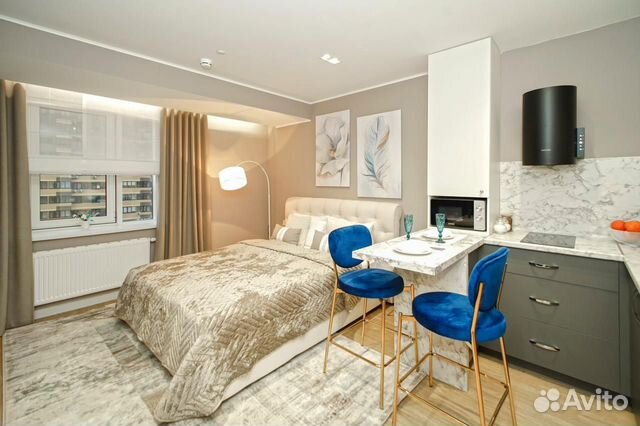 

Квартира-студия, 26 м², 1 кровать