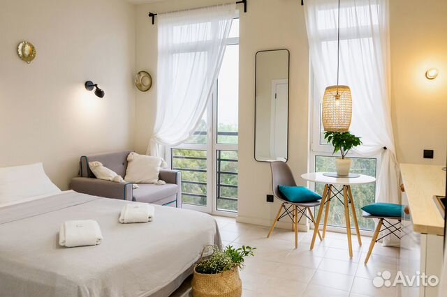 

Квартира-студия, 20 м², 2 кровати