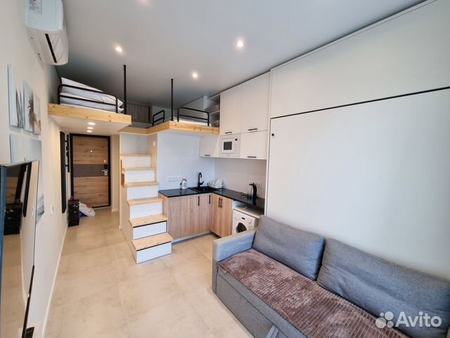

Квартира-студия, 20 м², 3 кровати