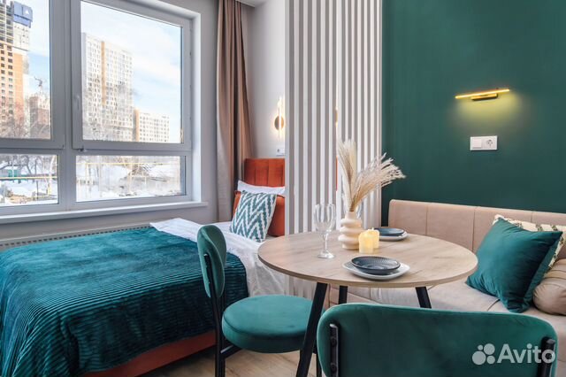 

Квартира-студия, 16 м², 2 кровати