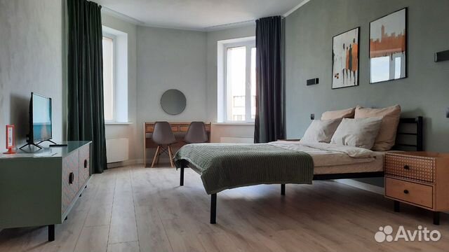 

1-к. квартира, 45 м², 2 кровати