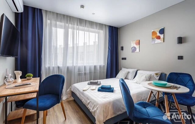 

Квартира-студия в апарт-отеле, 18 м², 1 кровать