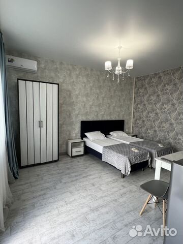 

Квартира-студия, 28 м², 2 кровати