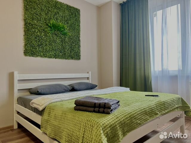 

1-к. квартира, 42 м², 3 кровати