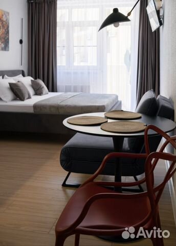 

Квартира-студия, 24 м², 2 кровати