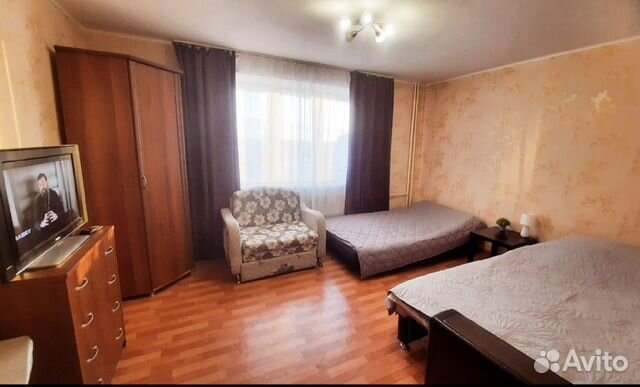

1-к. квартира, 37 м², 2 кровати