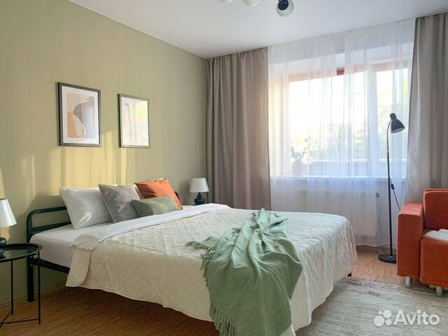 

1-к. квартира, 42 м², 2 кровати
