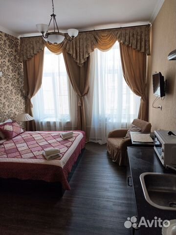 

Квартира-студия, 29 м², 2 кровати