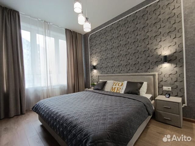 

1-к. квартира, 42 м², 2 кровати